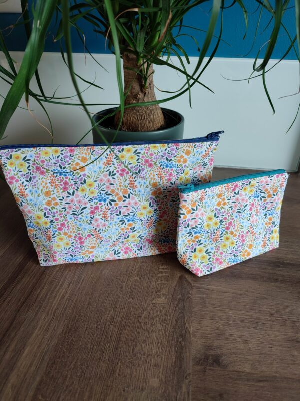 Pochette et trousse à bijoux Fleurs de printemps