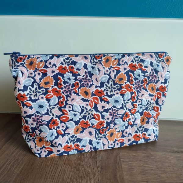 Pochette Trousse de toilette Trousse à bijoux Mini pochette Zero déchet Couture Fait-main